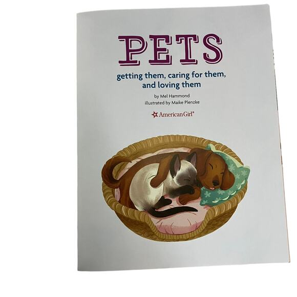 American Girl Pets: Getting them, caring for them, and loving them Children Book - Picture 2 of 4